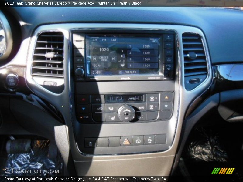 Winter Chill Pearl / Black 2013 Jeep Grand Cherokee Laredo X Package 4x4