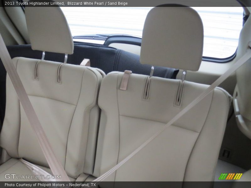 Blizzard White Pearl / Sand Beige 2013 Toyota Highlander Limited