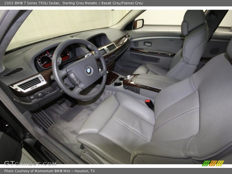 Basalt Grey/Flannel Grey Interior - 2003 7 Series 760Li Sedan 