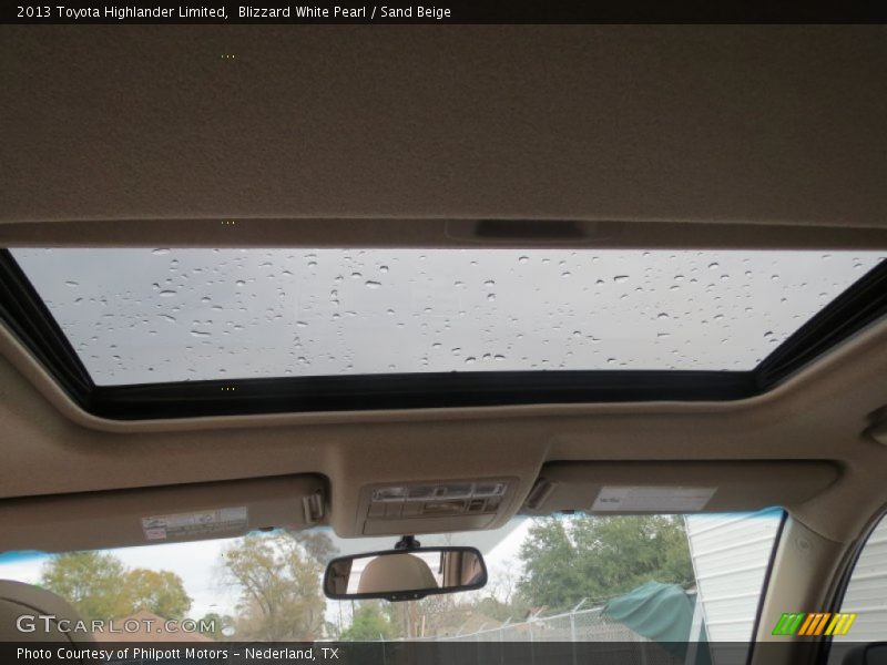 Blizzard White Pearl / Sand Beige 2013 Toyota Highlander Limited