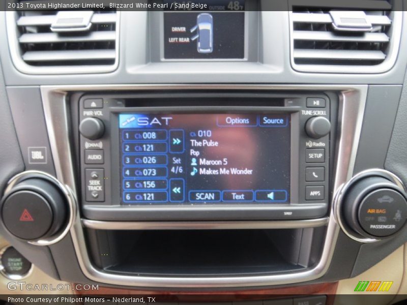 Blizzard White Pearl / Sand Beige 2013 Toyota Highlander Limited