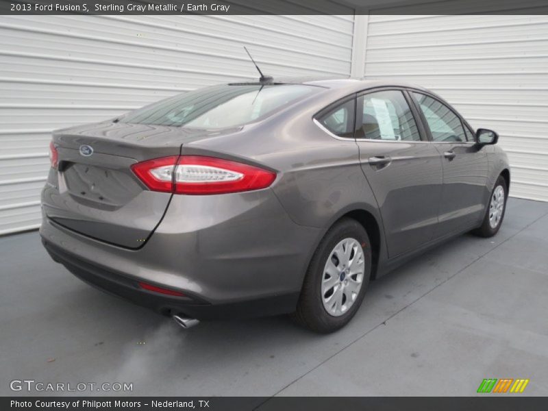 Sterling Gray Metallic / Earth Gray 2013 Ford Fusion S