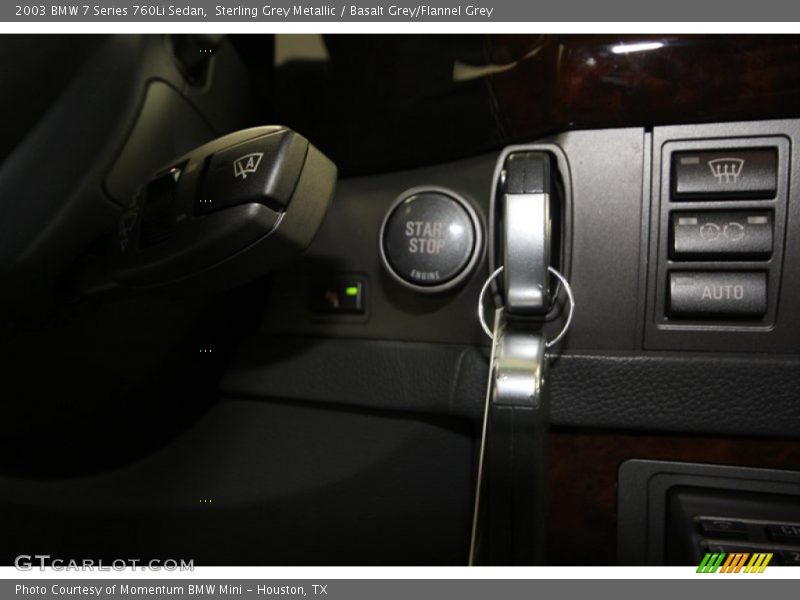 Sterling Grey Metallic / Basalt Grey/Flannel Grey 2003 BMW 7 Series 760Li Sedan