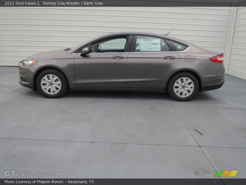 Sterling Gray Metallic / Earth Gray 2013 Ford Fusion S