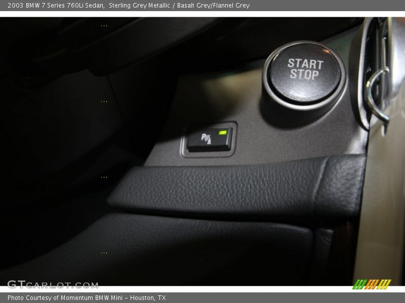 Sterling Grey Metallic / Basalt Grey/Flannel Grey 2003 BMW 7 Series 760Li Sedan