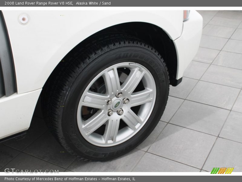 Alaska White / Sand 2008 Land Rover Range Rover V8 HSE