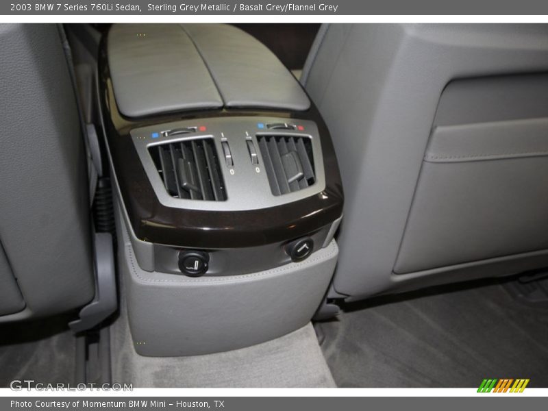 Sterling Grey Metallic / Basalt Grey/Flannel Grey 2003 BMW 7 Series 760Li Sedan