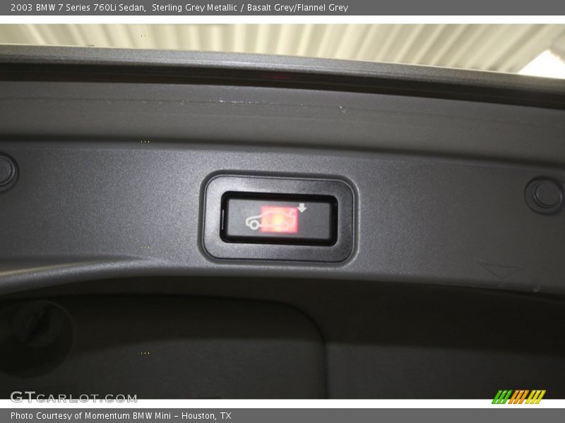 Sterling Grey Metallic / Basalt Grey/Flannel Grey 2003 BMW 7 Series 760Li Sedan