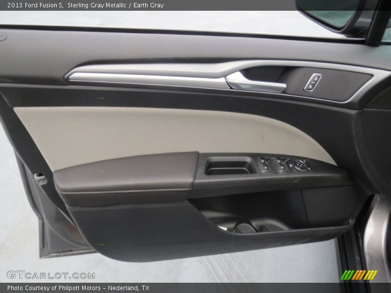 Sterling Gray Metallic / Earth Gray 2013 Ford Fusion S