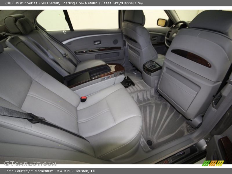 Sterling Grey Metallic / Basalt Grey/Flannel Grey 2003 BMW 7 Series 760Li Sedan