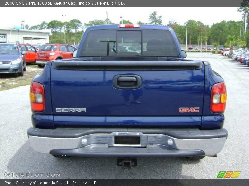 Indigo Blue Metallic / Oak 2000 GMC Sierra 1500 SL Regular Cab