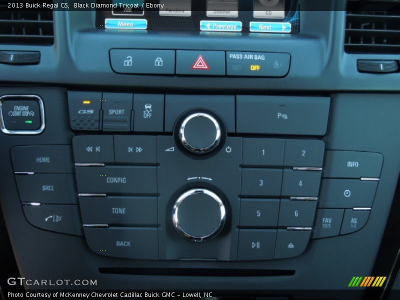 Controls of 2013 Regal GS