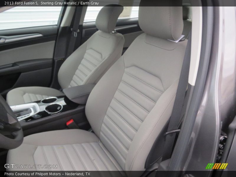 Sterling Gray Metallic / Earth Gray 2013 Ford Fusion S