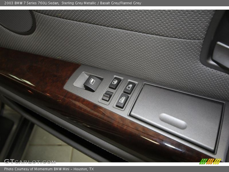 Sterling Grey Metallic / Basalt Grey/Flannel Grey 2003 BMW 7 Series 760Li Sedan
