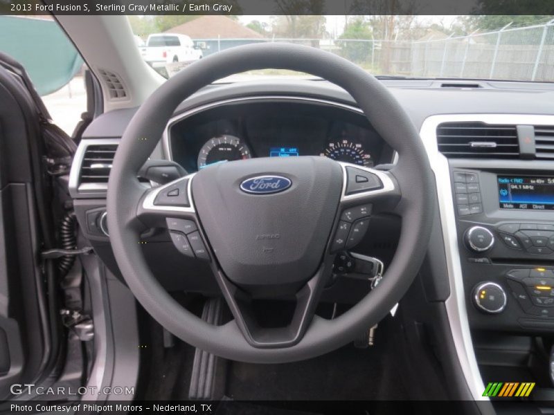  2013 Fusion S Steering Wheel