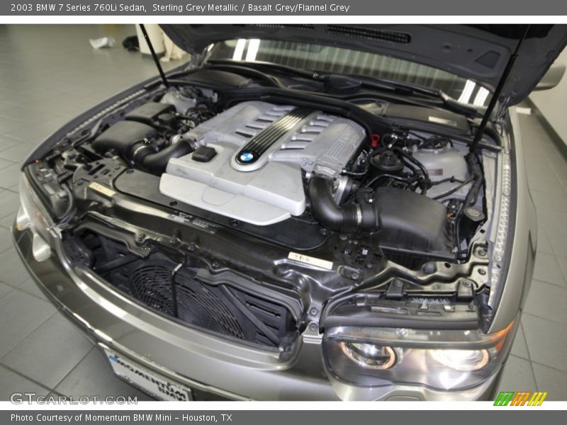  2003 7 Series 760Li Sedan Engine - 6.0 Liter DOHC 48-Valve V12