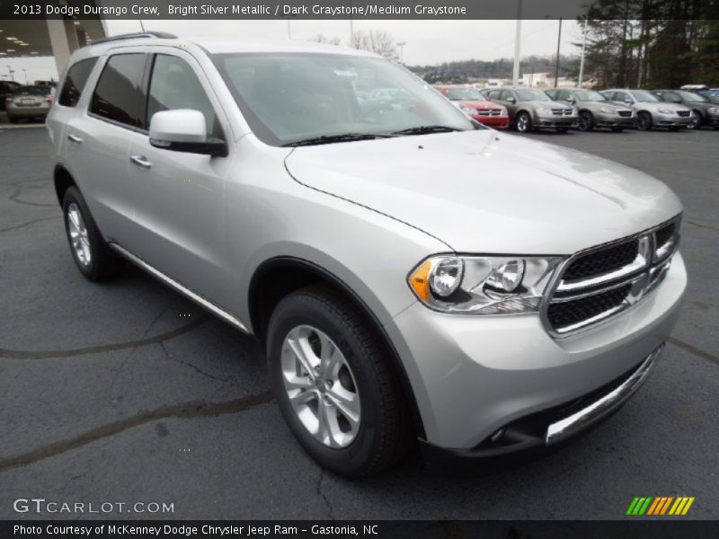 Front 3/4 View of 2013 Durango Crew