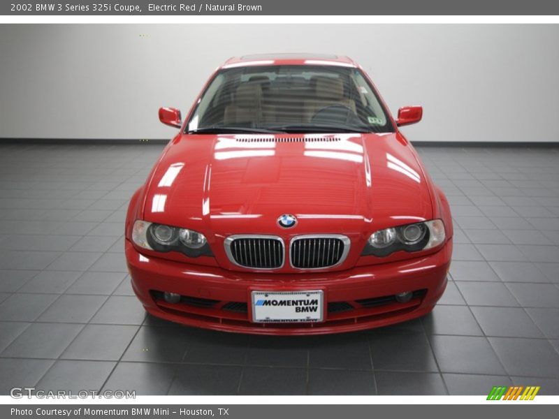 Electric Red / Natural Brown 2002 BMW 3 Series 325i Coupe