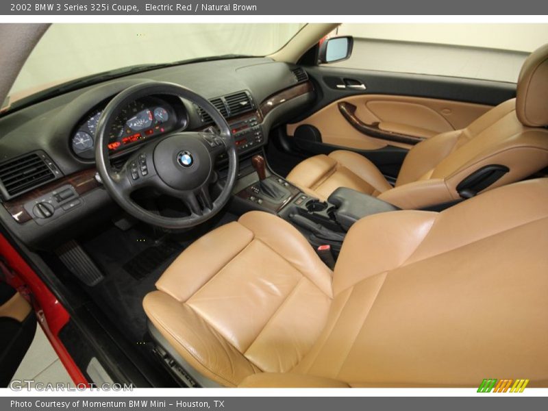Natural Brown Interior - 2002 3 Series 325i Coupe 