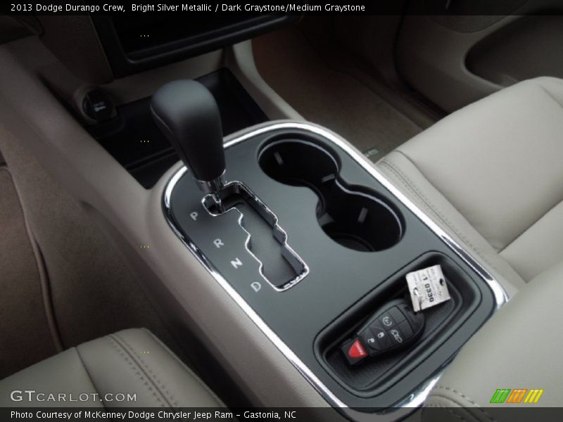 Bright Silver Metallic / Dark Graystone/Medium Graystone 2013 Dodge Durango Crew