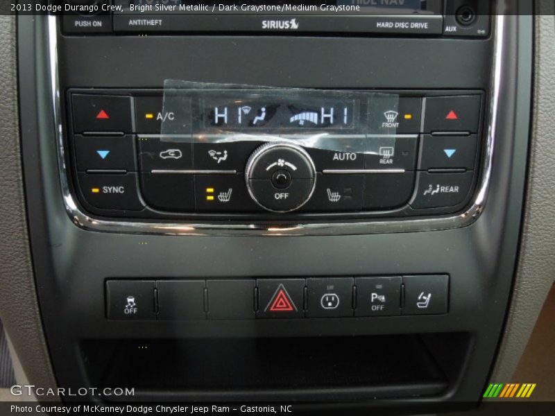 Bright Silver Metallic / Dark Graystone/Medium Graystone 2013 Dodge Durango Crew
