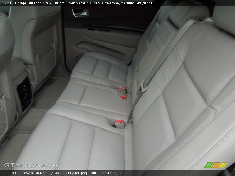 Bright Silver Metallic / Dark Graystone/Medium Graystone 2013 Dodge Durango Crew