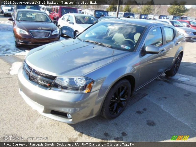 Tungsten Metallic / Black 2013 Dodge Avenger SXT V6 Blacktop
