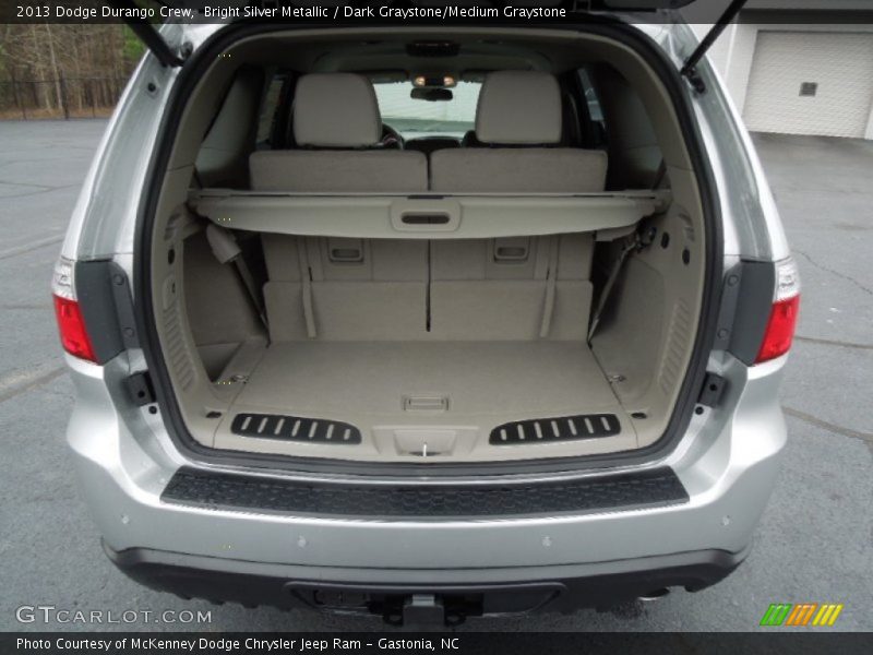 Bright Silver Metallic / Dark Graystone/Medium Graystone 2013 Dodge Durango Crew