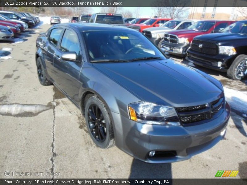 Tungsten Metallic / Black 2013 Dodge Avenger SXT V6 Blacktop