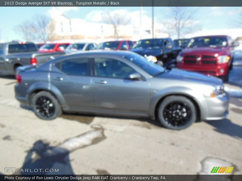 Tungsten Metallic / Black 2013 Dodge Avenger SXT V6 Blacktop