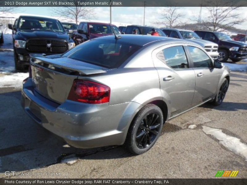 Tungsten Metallic / Black 2013 Dodge Avenger SXT V6 Blacktop