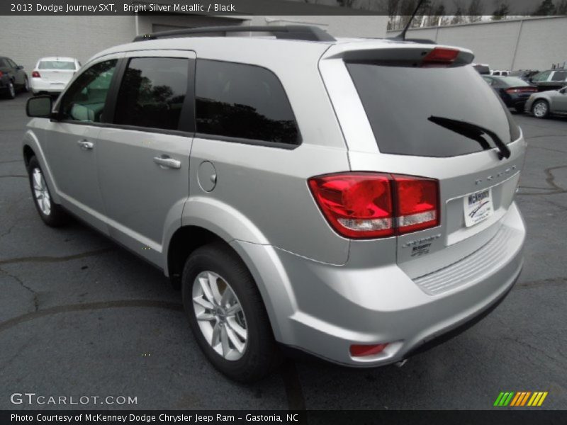 Bright Silver Metallic / Black 2013 Dodge Journey SXT