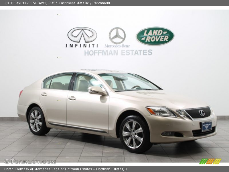 Satin Cashmere Metallic / Parchment 2010 Lexus GS 350 AWD