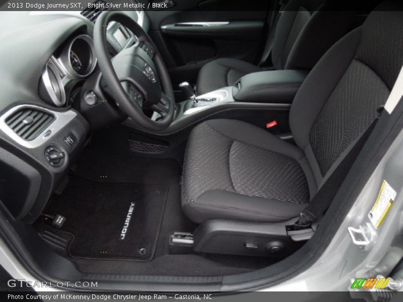 Bright Silver Metallic / Black 2013 Dodge Journey SXT