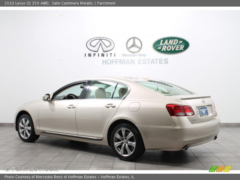 Satin Cashmere Metallic / Parchment 2010 Lexus GS 350 AWD