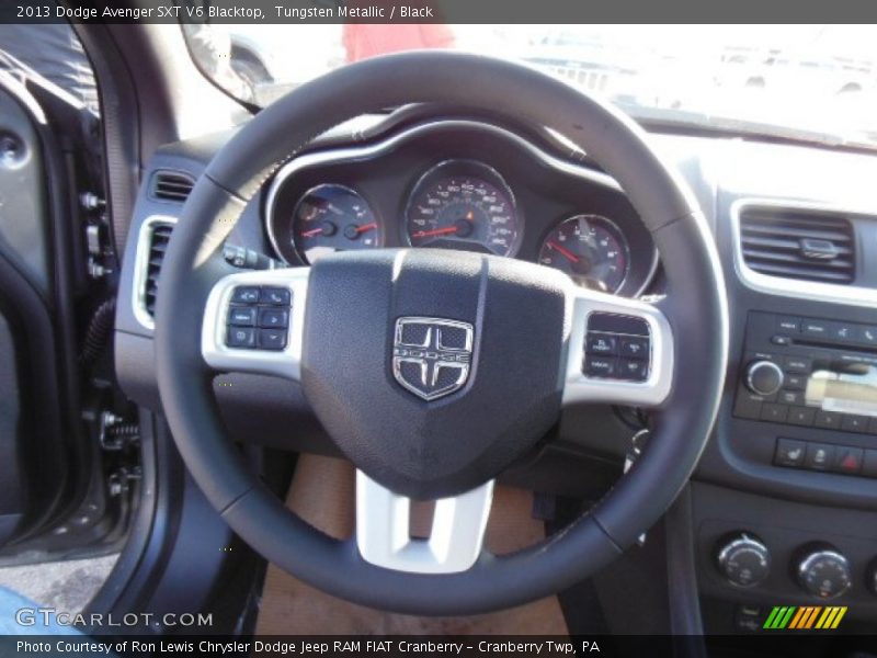 Tungsten Metallic / Black 2013 Dodge Avenger SXT V6 Blacktop
