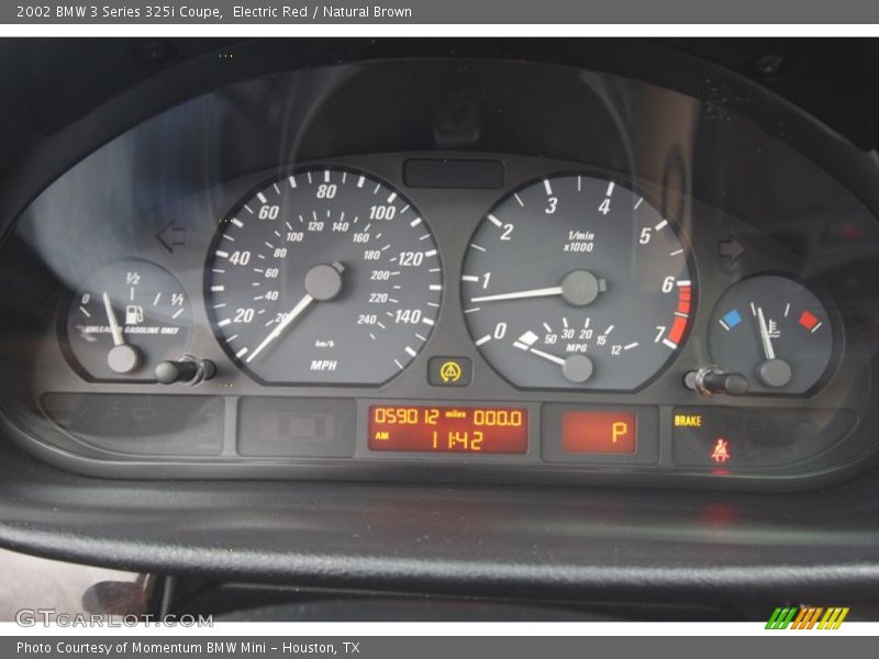  2002 3 Series 325i Coupe 325i Coupe Gauges
