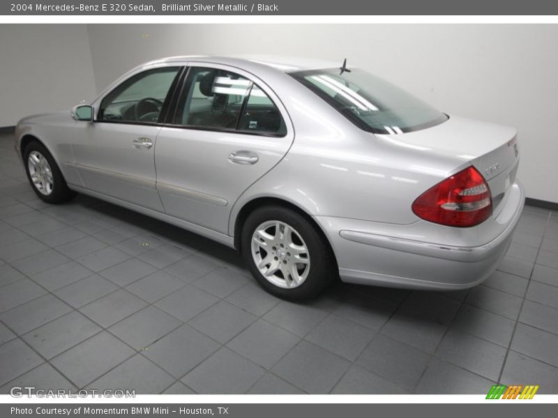 Brilliant Silver Metallic / Black 2004 Mercedes-Benz E 320 Sedan