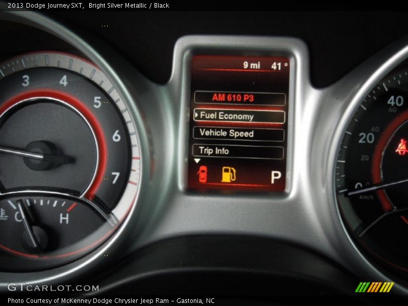 Bright Silver Metallic / Black 2013 Dodge Journey SXT