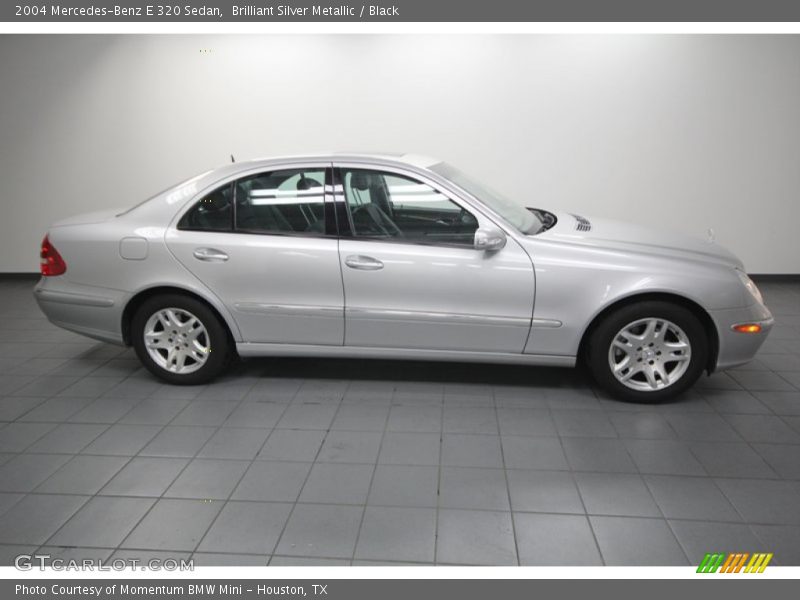 Brilliant Silver Metallic / Black 2004 Mercedes-Benz E 320 Sedan