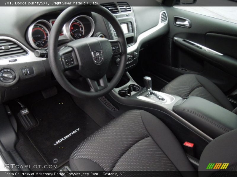 Black Interior - 2013 Journey SXT 