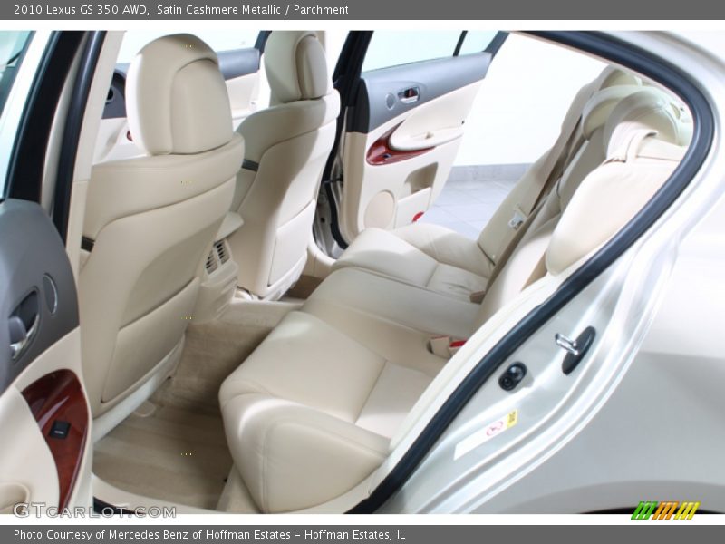 Rear Seat of 2010 GS 350 AWD