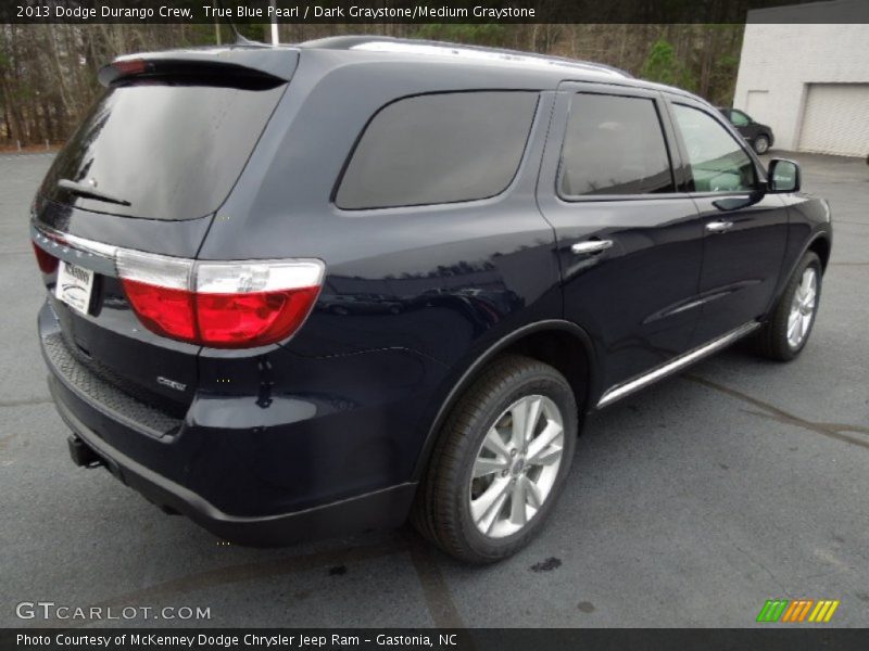 True Blue Pearl / Dark Graystone/Medium Graystone 2013 Dodge Durango Crew