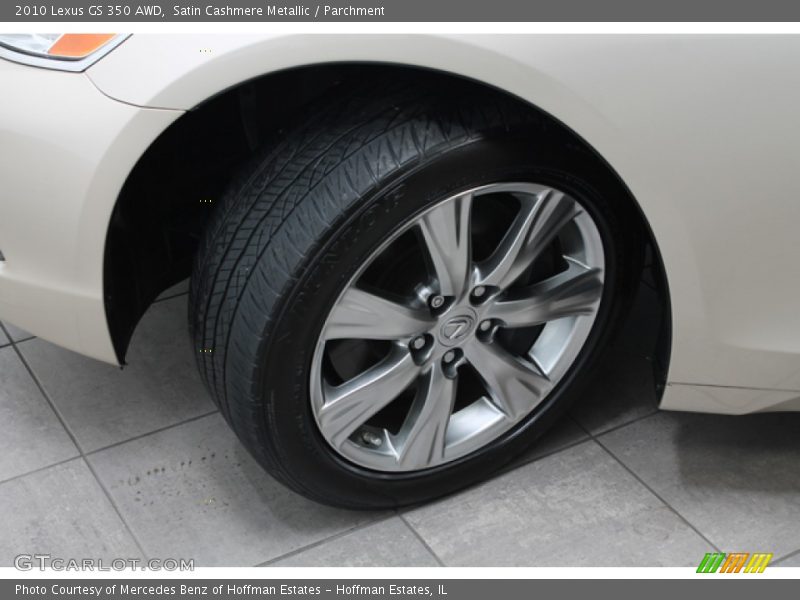 Satin Cashmere Metallic / Parchment 2010 Lexus GS 350 AWD