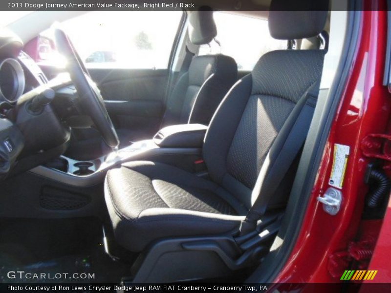 Bright Red / Black 2013 Dodge Journey American Value Package