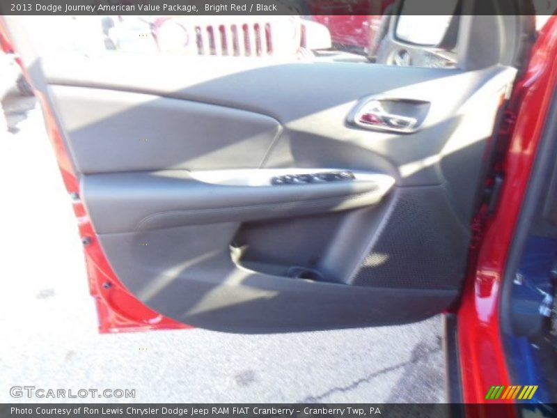 Bright Red / Black 2013 Dodge Journey American Value Package