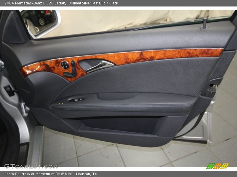 Brilliant Silver Metallic / Black 2004 Mercedes-Benz E 320 Sedan