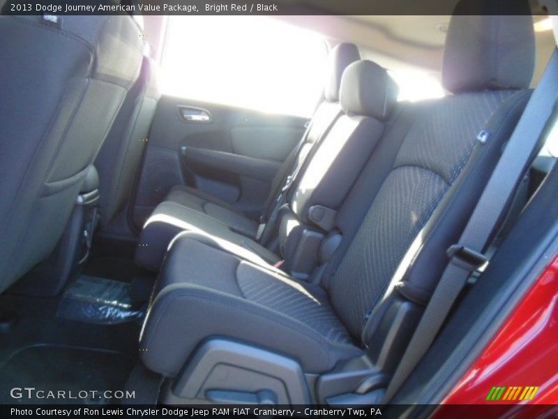 Bright Red / Black 2013 Dodge Journey American Value Package