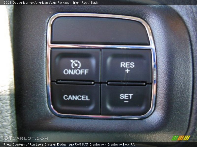 Bright Red / Black 2013 Dodge Journey American Value Package