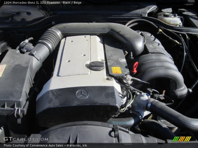 Black / Beige 1994 Mercedes-Benz SL 320 Roadster